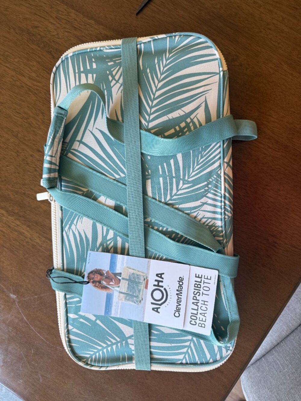CleverMade x Aloha Collapsible Beach Tote - NWT - HTF Summer Vaca Coastal Vibes - Picture 4 of 4